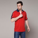 格斯帝尼 2013夏装新款 休闲男士短袖T恤 POLO衫13525(红色 XL)