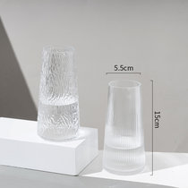 【三件套】小花瓶透明干花满天星创意水培绿萝花瓶摆件客厅插花家(中等)