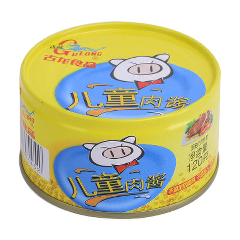 古龙儿童肉酱罐头120克/罐