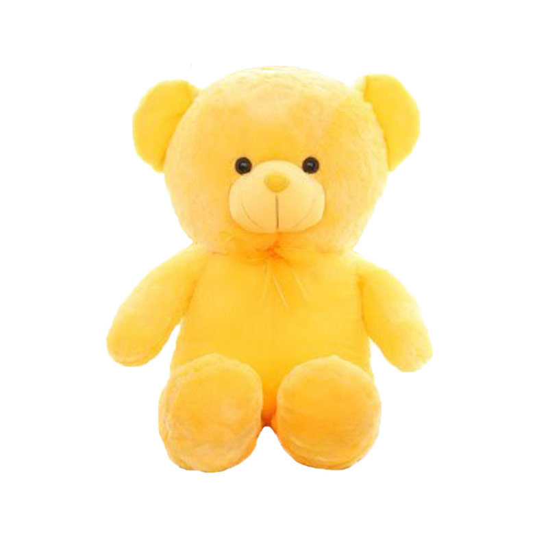 【宝丽80cm毛绒/布艺黄色80cm图片】薰衣草小熊公仔泰迪熊毛绒玩具