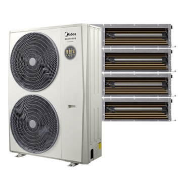 美的家用中央空调mdvh-v140w/n1-e01lx(e1)ii一拖四