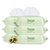 喜朗 婴儿手口湿巾80片X6包装带盖银装3.0(鳄梨护肤配方 绵柔型)