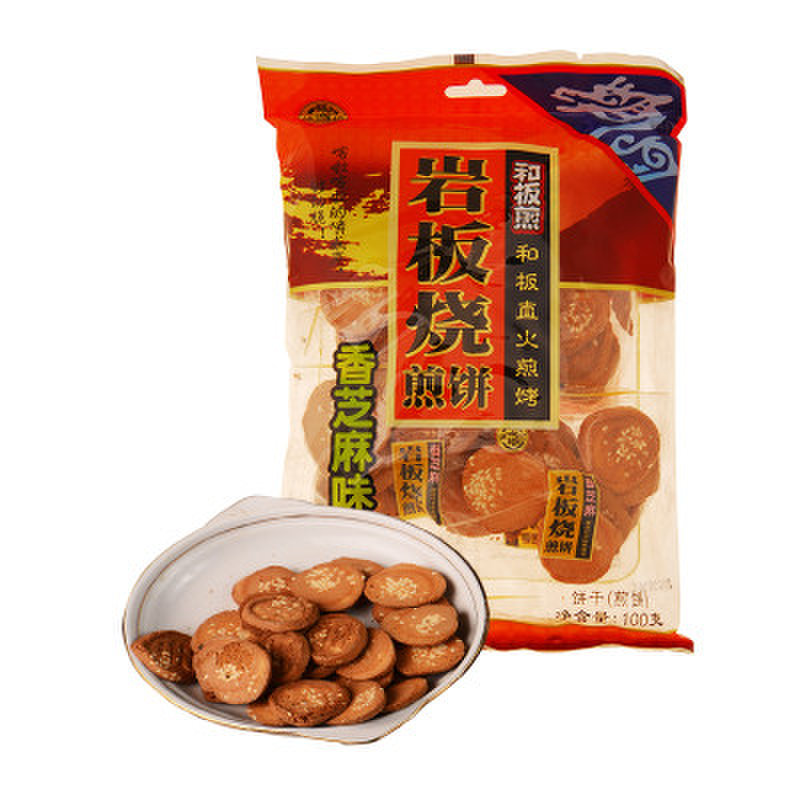 【徐福记饼干糕点图片】徐福记芝麻岩烧煎饼100g/包图片大全,高清图片