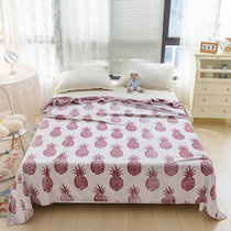 丹杰 珊瑚绒毯子床上用毛毯春秋法兰绒法莱绒床单沙发午睡毯铺床宿舍单人盖毯(菠萝玫红)