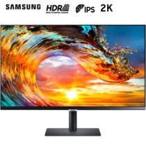 三星（SAMSUNG）27英寸 2K高清 IPS技术设计升降垂直旋转电脑显示器 S27A600NWC(黑色)