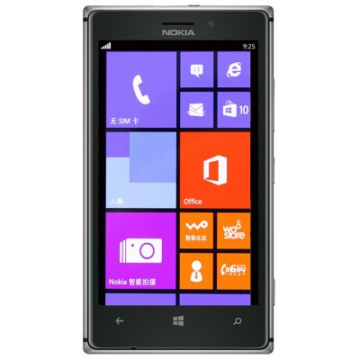 诺基亚（NOKIA）925T Lumia925T 3G智能手机（16G）（灰色）TD-SCDMA/GSM 4.5英寸屏 1.5GHz双核处理器 1GB RAM运行内存 870万像素