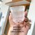 创意好看的冷萃咖啡玻璃瓶随手密封小酒瓶喝水杯子分装空瓶子容器(冰川小酒杯)