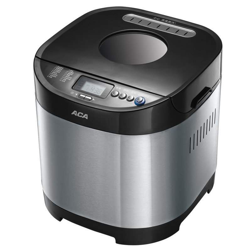 北美电器(aca)面包机ab-sn6513m不锈钢面包机家用智能全自动
