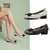 马内尔21年春夏新款时尚低跟真皮女鞋圆头浅口亮丝单鞋GD16021(黑色 38)