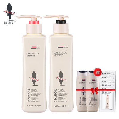 阿道夫 滋润修护洗护套装248ml*2瓶 洗发水护发素 阿道夫 滋润修护洗护套装248ml*2瓶 洗发水护发素