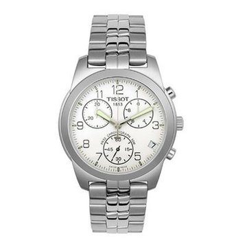 天梭tissotpr50石英多功能计时男表t34148832