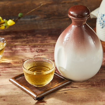 稻久风味黄酒桂花味果露酒500ml瓶半甜型黄酒浙江绍兴果露酒黄酒2单支