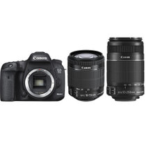 佳能（Canon） EOS 7D Mark II 单反相机 搭配EF-S 18-55IS/55-250 IS组合双镜头套(套餐八)