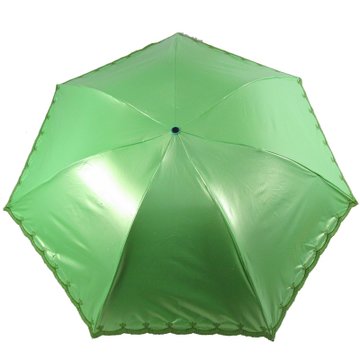 防晒 遮阳伞  upf50  三折  晴雨伞  (16)33272e  缤纷恋语(绿色)