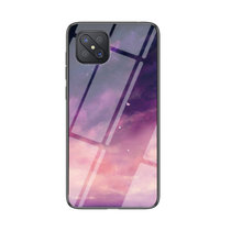 OPPOA92S手机壳新款oppo a92s星空彩绘玻璃壳A92s防摔软边保护套(梦幻星空)