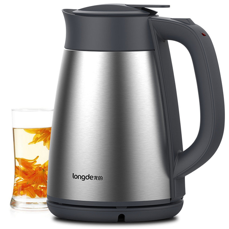 龙的longdeldk3028真空保温电热水壶304不锈钢烧水壶自动断电电热水壶