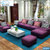 莫忘爱家北欧小户型客厅家具沙发简约创意可拆洗布艺转角贵妃(单+双+贵（总3.6米）)