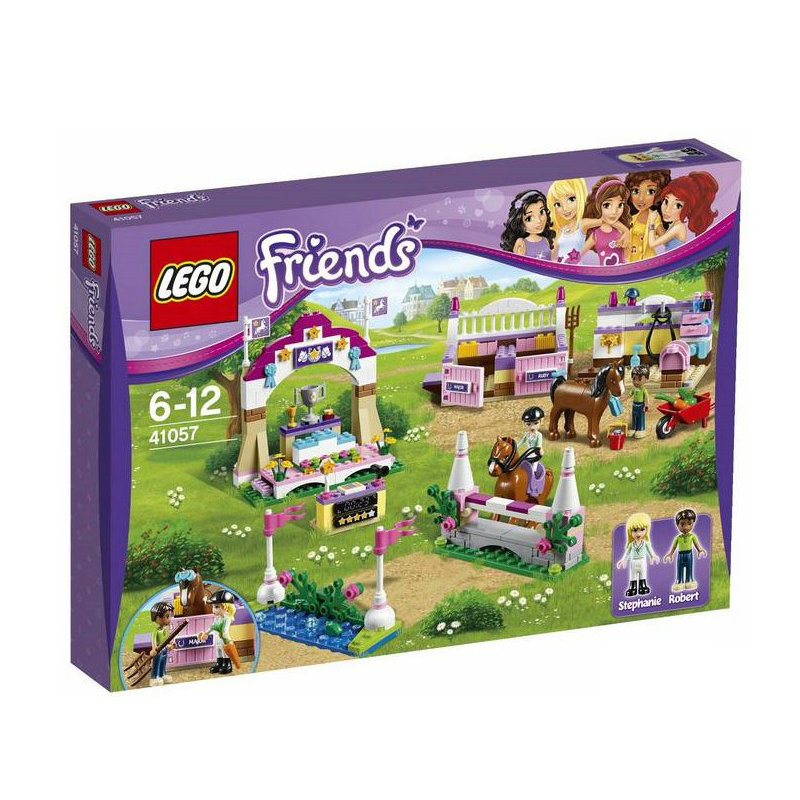 乐高女孩好朋友系列 lego friends l41057 心湖马术表演 女孩*拼插