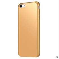 iPhone6手机壳 保护套 苹果6手机壳 4.7寸保护壳 手机套 保护套 全包男女款简约硅胶软壳(金色)