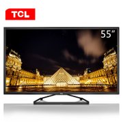TCL彩电UD55H18  55英寸4K超高清 华数TV 四核A9架构 智能LED电视（黑色）