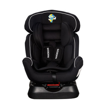 西博恩专利0-7岁二次防护技术双向安装儿童安全座椅XBE-213(黑色)