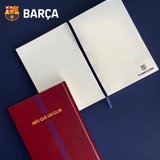 巴塞罗那俱乐部商品丨巴萨新款梅西周边笔记本记事本精美球迷手账(红蓝)