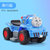 小火车轨道汽车玩具婴儿童电动车四轮可坐人吹泡泡机2-3-6(官方标配 【滑行版】趣味火车头童车（非电动）)
