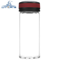 万象玻璃杯单层玻璃水杯便携男女办公茶杯水晶杯玻璃杯U1/U2/U2S(188C U2-380ml)