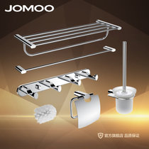 JOMOO九牧卫生间五金挂件 不锈钢毛巾架浴巾架 浴室置物架 939411(939411)