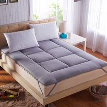 囍人坊 床垫保暖床褥加厚1.8磨毛竹炭床褥子1.5米学生折叠被褥M(磨毛竹炭 90*200)