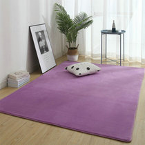 ins北欧地毯垫客厅茶几毯现代简约卧室房间满铺床边毯大面积家用(浅紫 色 160*200cm)