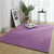 ins北欧地毯垫客厅茶几毯现代简约卧室房间满铺床边毯大面积家用(浅紫 色 80*200cm)