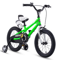 优贝儿童自行车12寸表演车绿色 男女孩脚踏童车单车 全网爆款 宝宝成长好伙伴