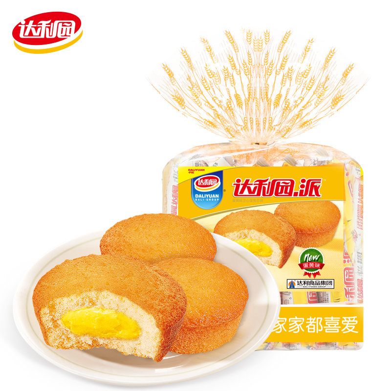 达利园蛋黄派250g袋装早餐面包零食糕点自定义自定义