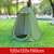 嘀威尼 Diweini洗澡帐篷保暖沐浴家用户外更衣帐篷便携野外移动厕所卫生间帐篷(1.2米绿色2窗)