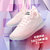 安踏女鞋 跑步鞋女运动鞋2018春季新款粉色舒适透气运动休闲鞋92815525(-3/珍珠粉/黑/安踏白 37.5)