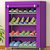索尔诺 4层鞋柜简易鞋柜防尘自由组装鞋橱储物柜04C(紫色 04C)