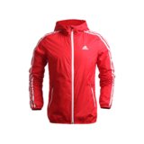 Adidas阿迪达斯男夹克2015秋款经典外套AB4573(红色 XL)