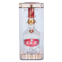 五粮液 39度五粮液普五500ml 水晶瓶装 浓香型白酒 单瓶装