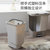 上海垃圾分类垃圾桶家用干湿分离双桶脚踏式卫生间办公室厨房脚踩 手按+脚踏20L（白灰+浅灰）G2470JMQ-890