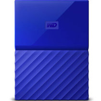 西部数据（WD）New My Passport 4TB 2.5英寸 经典黑 移动硬盘 WDBYFT0040BBK(贵族蓝 官方标配+1米加长线)