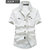 JEEP吉普男士短袖衬衫2018夏装新款工装全棉休闲衬衣男士外套简约上衣(HX-RSC0249Q白色 M)
