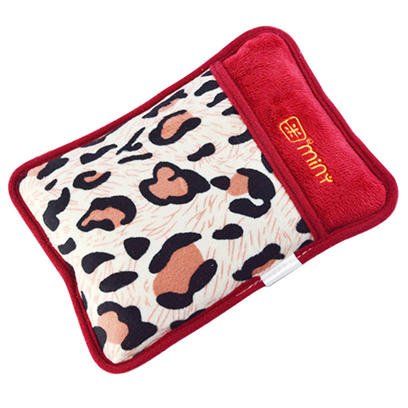 居家软饰米尼miny 毛绒充电热水袋暖手宝电暖宝电热宝充水暖水袋插手