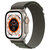 Apple Watch Ultra (GPS + 蜂窝网络) MQF93CH/A 49毫米钛金属表壳+绿色高山回环式表带