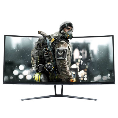 游戏悍将35英寸曲面显示器200hz电脑219屏幕曲面屏电竞带鱼屏(黑色 版本1)