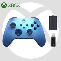 微软Xbox Series S/X无线控制器2020款 蓝牙 有线 无线 手机 PC游戏手柄 无线套装(极光蓝 接收器 定制电池 国行正品)