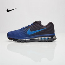 NIKE耐克男鞋女鞋 2017新款NIKE AIR MAX 网面全掌气垫跑步运动鞋 蓝红849559-400(849559-401 41)