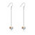 PANMILA 极光方糖水晶银饰 施华洛世奇幻彩元素 项链、手链、耳环(耳环)