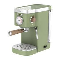 康佳（KONKA）咖啡机意式半自动胶囊咖啡机 20bar高压萃取 蒸汽打奶家用办公室小型复古橄榄绿KCF-CS1(热销 绿色)