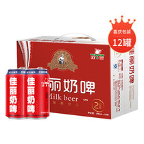 天润佳丽奶啤乳酸菌风味牛奶饮品300ml*12罐 酸奶有脾气